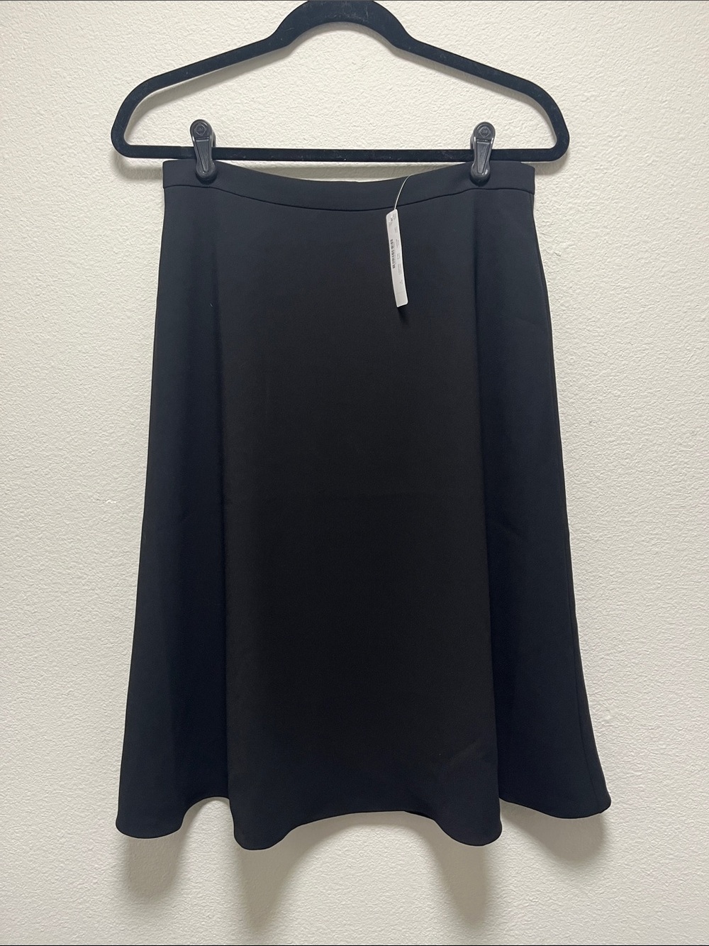 J. Crew Classic Black A-Line Skirt